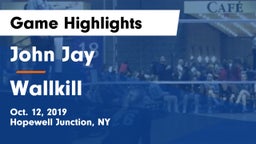 John Jay  vs Wallkill  Game Highlights - Oct. 12, 2019