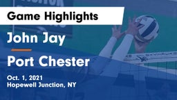 John Jay  vs Port Chester Game Highlights - Oct. 1, 2021