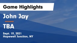 John Jay  vs TBA Game Highlights - Sept. 19, 2021