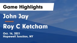 John Jay  vs Roy C Ketcham Game Highlights - Oct. 16, 2021