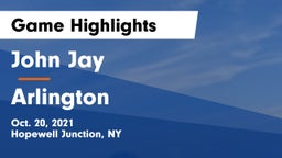 John Jay  vs Arlington  Game Highlights - Oct. 20, 2021