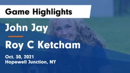 John Jay  vs Roy C Ketcham Game Highlights - Oct. 30, 2021