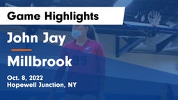 John Jay  vs Millbrook  Game Highlights - Oct. 8, 2022