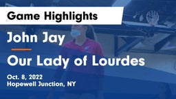 John Jay  vs Our Lady of Lourdes  Game Highlights - Oct. 8, 2022