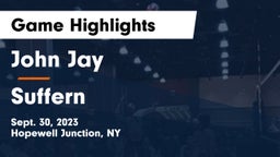 John Jay  vs Suffern  Game Highlights - Sept. 30, 2023