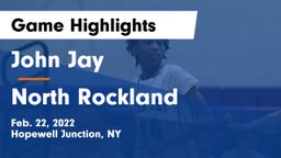 John Jay  vs North Rockland  Game Highlights - Feb. 22, 2022