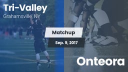 Matchup: Tri-Valley vs. Onteora  2017