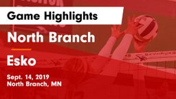 North Branch  vs Esko  Game Highlights - Sept. 14, 2019