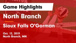 North Branch  vs Sioux Falls O'Gorman  Game Highlights - Oct. 12, 2019