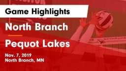 North Branch  vs Pequot Lakes  Game Highlights - Nov. 7, 2019
