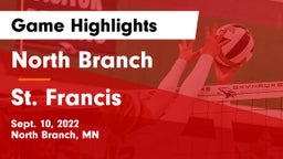 North Branch  vs St. Francis  Game Highlights - Sept. 10, 2022