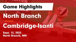 North Branch  vs Cambridge-Isanti  Game Highlights - Sept. 13, 2022