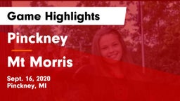 Pinckney  vs Mt Morris Game Highlights - Sept. 16, 2020