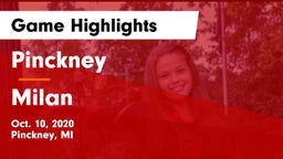 Pinckney  vs Milan  Game Highlights - Oct. 10, 2020