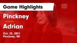 Pinckney  vs Adrian  Game Highlights - Oct. 23, 2021