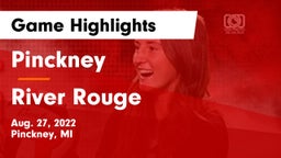 Pinckney  vs River Rouge Game Highlights - Aug. 27, 2022