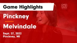 Pinckney  vs Melvindale Game Highlights - Sept. 27, 2022