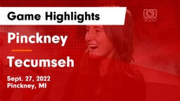 Pinckney  vs Tecumseh Game Highlights - Sept. 27, 2022