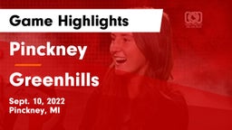Pinckney  vs Greenhills Game Highlights - Sept. 10, 2022