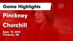 Pinckney  vs Churchill Game Highlights - Sept. 10, 2022