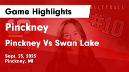 Pinckney  vs Pinckney Vs Swan Lake Game Highlights - Sept. 23, 2023