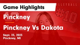 Pinckney  vs Pinckney Vs Dakota Game Highlights - Sept. 23, 2023