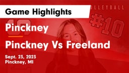 Pinckney  vs Pinckney Vs Freeland Game Highlights - Sept. 23, 2023