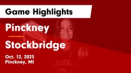 Pinckney  vs Stockbridge  Game Highlights - Oct. 12, 2023