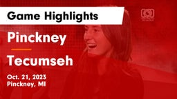 Pinckney  vs Tecumseh Game Highlights - Oct. 21, 2023