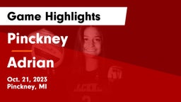 Pinckney  vs Adrian Game Highlights - Oct. 21, 2023