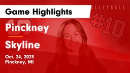 Pinckney  vs Skyline  Game Highlights - Oct. 24, 2023