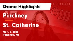 Pinckney  vs St. Catherine Game Highlights - Nov. 1, 2023