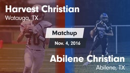 Matchup: Harvest Christian vs. Abilene Christian  2016