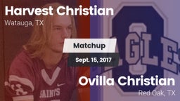 Matchup: Harvest Christian vs. Ovilla Christian  2017