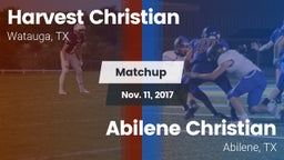 Matchup: Harvest Christian vs. Abilene Christian  2017