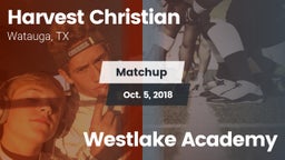 Matchup: Harvest Christian vs. Westlake Academy 2018