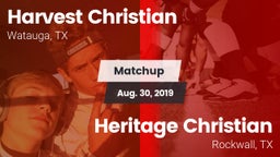 Matchup: Harvest Christian vs. Heritage Christian  2019