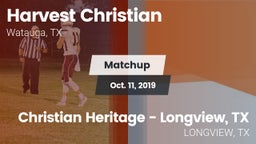 Matchup: Harvest Christian vs. Christian Heritage - Longview, TX 2019