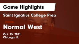 Saint Ignatius College Prep vs Normal West  Game Highlights - Oct. 23, 2021