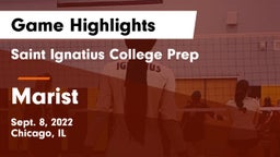 Saint Ignatius College Prep vs Marist  Game Highlights - Sept. 8, 2022