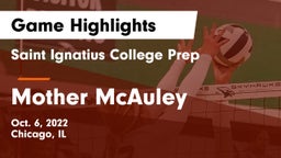 Saint Ignatius College Prep vs Mother McAuley  Game Highlights - Oct. 6, 2022