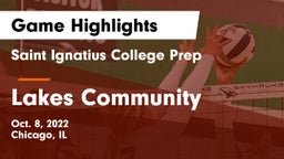 Saint Ignatius College Prep vs Lakes Community  Game Highlights - Oct. 8, 2022