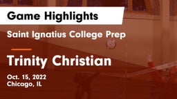 Saint Ignatius College Prep vs Trinity Christian Game Highlights - Oct. 15, 2022