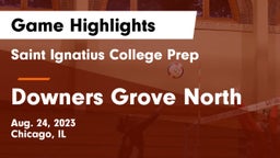 Saint Ignatius College Prep vs Downers Grove North  Game Highlights - Aug. 24, 2023