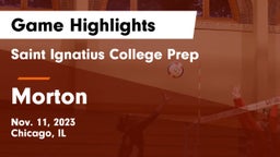 Saint Ignatius College Prep vs Morton  Game Highlights - Nov. 11, 2023