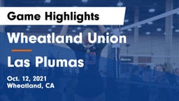 Wheatland Union  vs Las Plumas Game Highlights - Oct. 12, 2021
