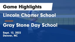 Lincoln Charter School vs Gray Stone Day School Game Highlights - Sept. 12, 2022