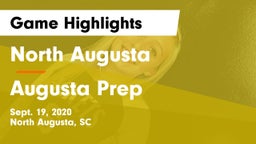 North Augusta  vs Augusta Prep  Game Highlights - Sept. 19, 2020