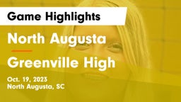 North Augusta  vs Greenville High Game Highlights - Oct. 19, 2023