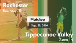 Matchup: Rochester vs. Tippecanoe Valley  2016